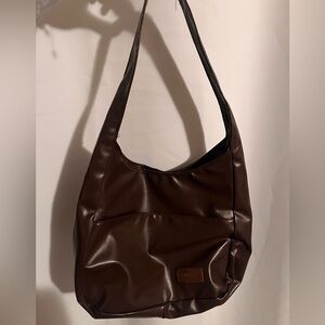 Brown Leather Shoulder Bag